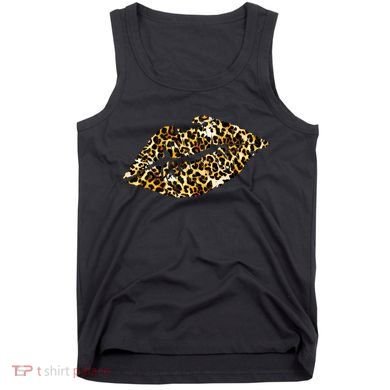 Cheetah Print Skinned Lips Tank Top