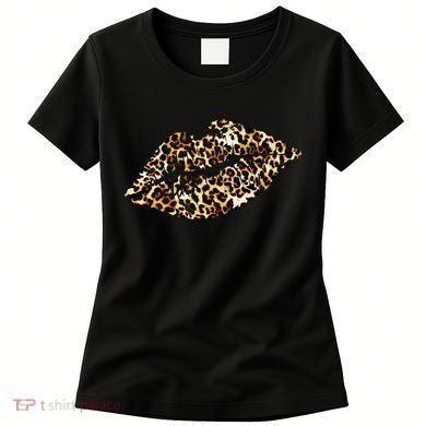 Cheetah Print Skinned Lips Women's T-Shirt