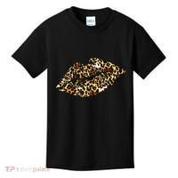 Cheetah Print Skinned Lips Kids T-Shirt thumb 0