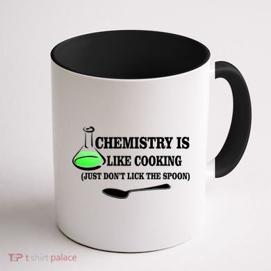 Chemistry Cooking Don't Lick The Spoon Coffee Mug back