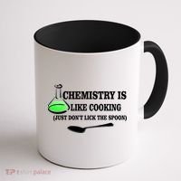 Chemistry Cooking Don't Lick The Spoon Coffee Mug thumb 1