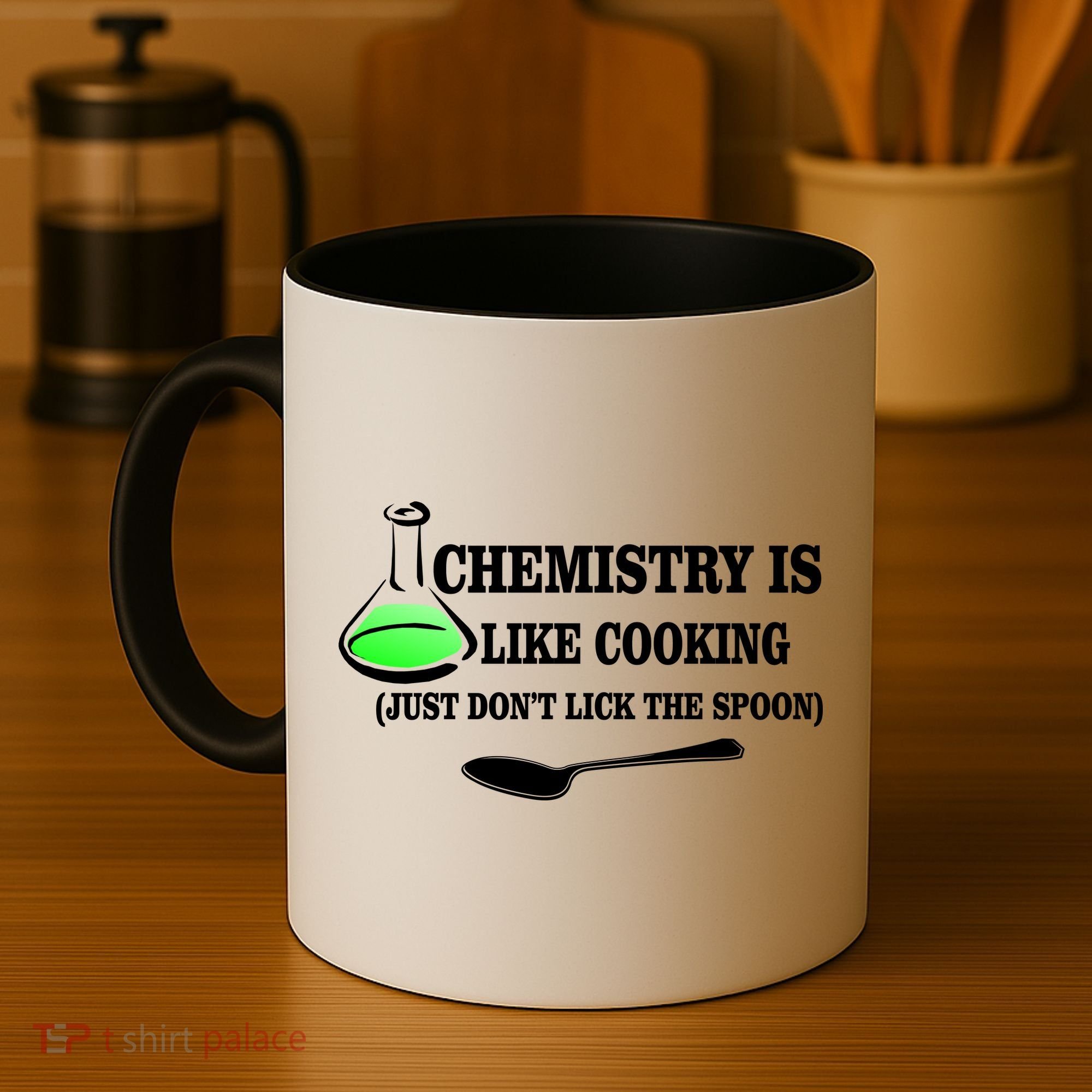 Chemistry Cooking Don't Lick The Spoon Coffee Mug