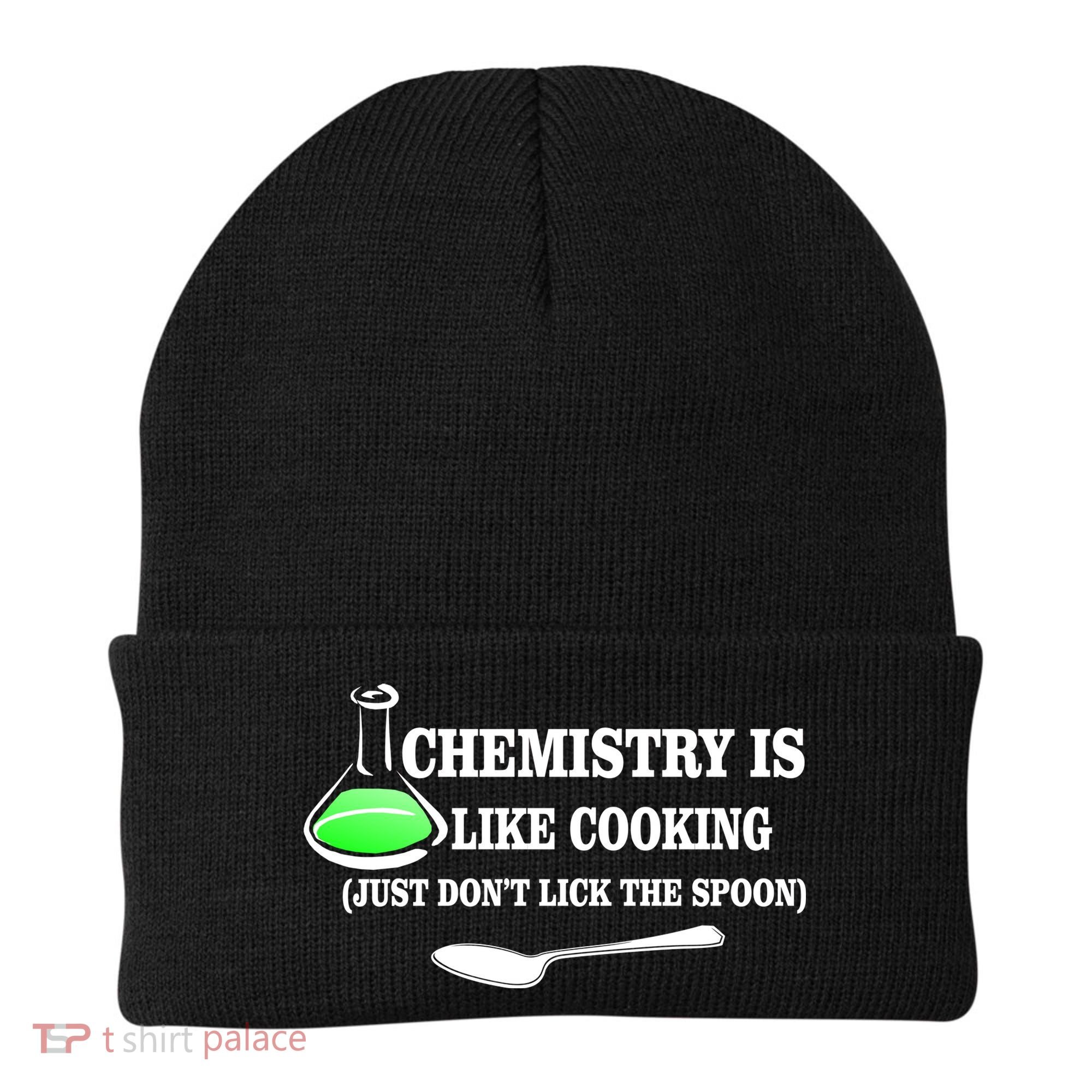 Chemistry Cooking Don't Lick The Spoon Beanie