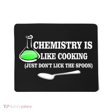 Chemistry Cooking Don't Lick The Spoon Mousepad
