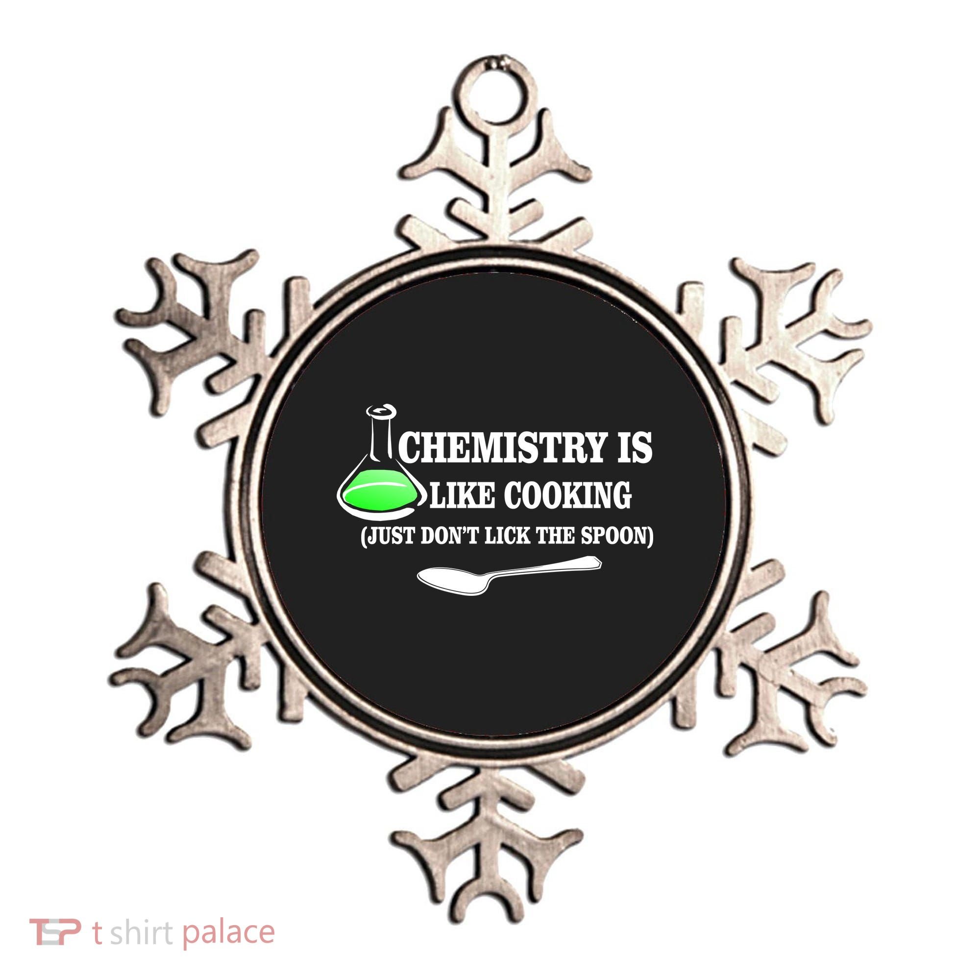 Chemistry Cooking Don't Lick The Spoon Ornament