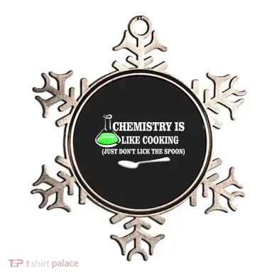 Chemistry Cooking Don't Lick The Spoon Ornament