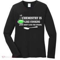 Chemistry Cooking Don't Lick The Spoon Women's Long Sleeve Shirt thumb 0