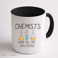 Chemists Have All Solutions Coffee Mug thumb 1