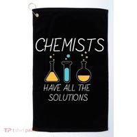 Chemists Have All Solutions Golf Towel thumb 0