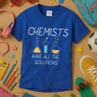 Chemists Have All Solutions Kids T-Shirt thumb 3