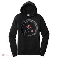 Cherry Blossom Japanese Ink Painting Women's Hoodie thumb 0