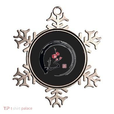 Cherry Blossom Japanese Ink Painting Ornament