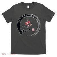 Cherry Blossom Japanese Ink Painting T-Shirt thumb 0