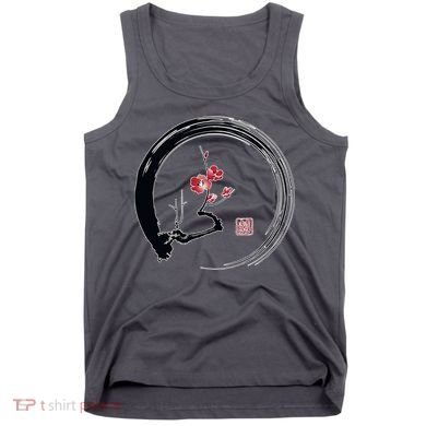 Cherry Blossom Japanese Ink Painting Tank Top
