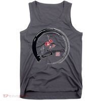Cherry Blossom Japanese Ink Painting Tank Top thumb 0
