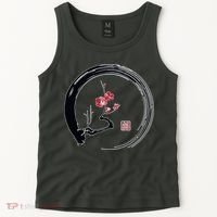 Cherry Blossom Japanese Ink Painting Tank Top thumb 2