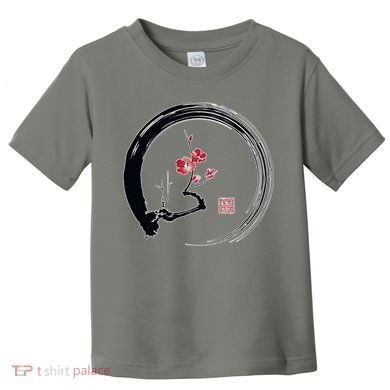 Cherry Blossom Japanese Ink Painting Toddler T-Shirt
