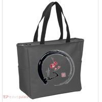 Cherry Blossom Japanese Ink Painting Tote Bag thumb 2