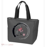 Cherry Blossom Japanese Ink Painting Tote Bag thumb 3