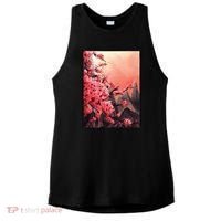 Cherry Blossom Painting Ladies PosiCharge Tri-Blend Wicking Tank thumb 0