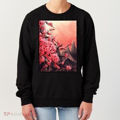Cherry Blossom Painting Women's Sweatshirt