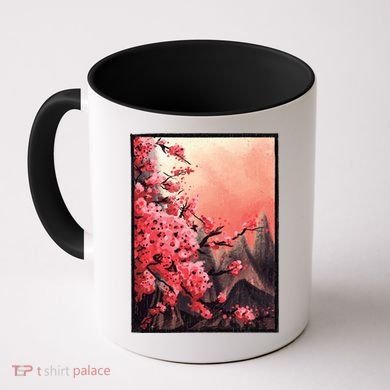 Cherry Blossom Painting Coffee Mug