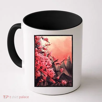 Cherry Blossom Painting Coffee Mug