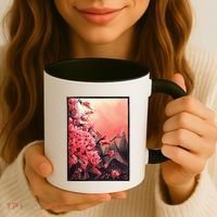 Cherry Blossom Painting Coffee Mug thumb 3