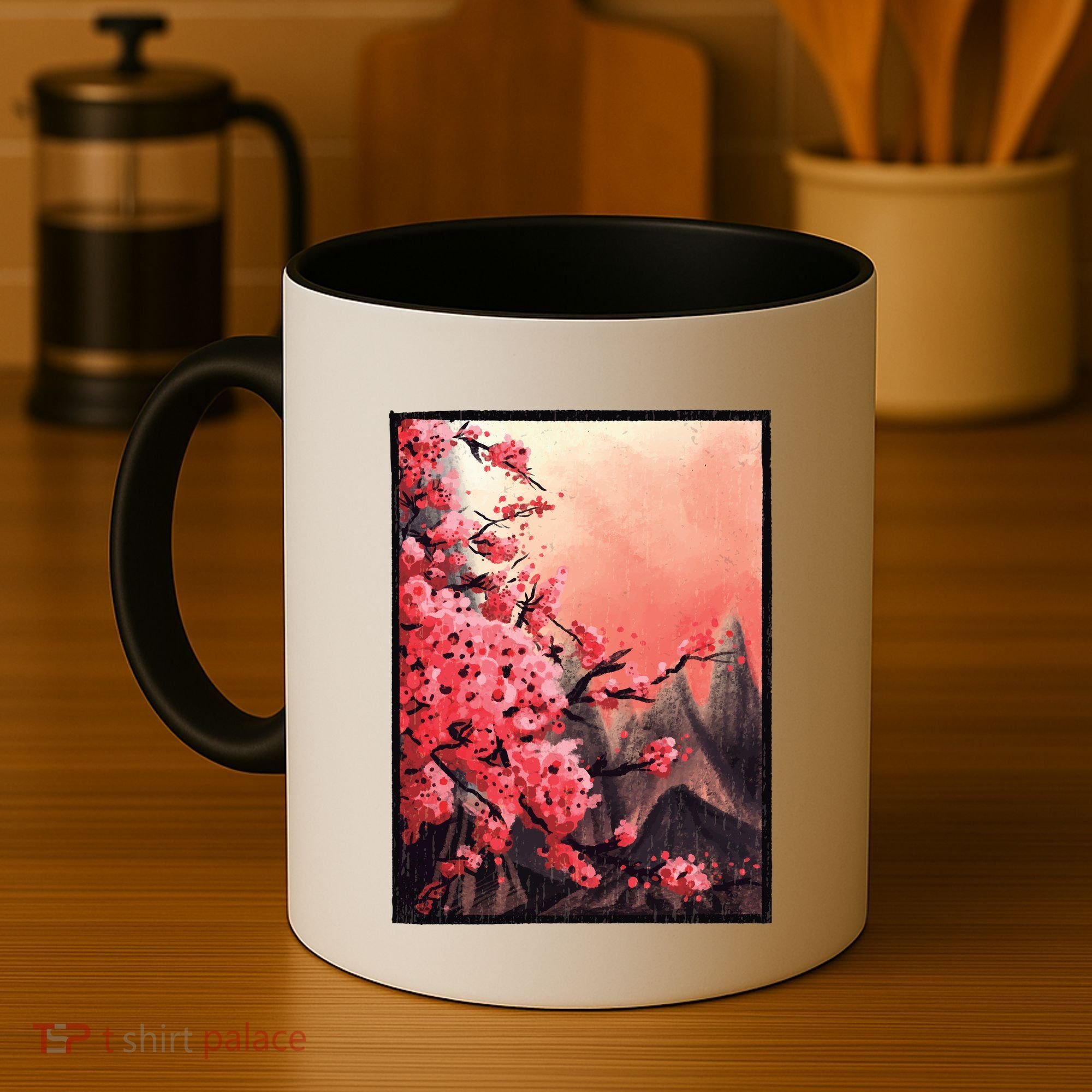 Cherry Blossom Painting Coffee Mug