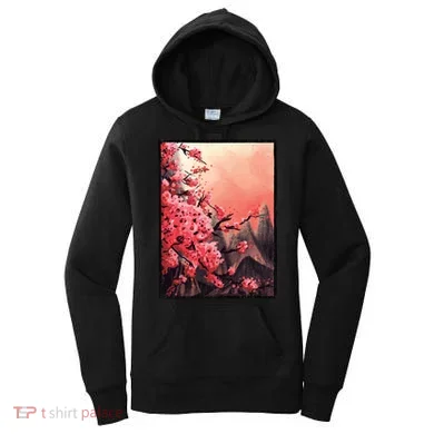 Cherry Blossom Painting Women's Hoodie