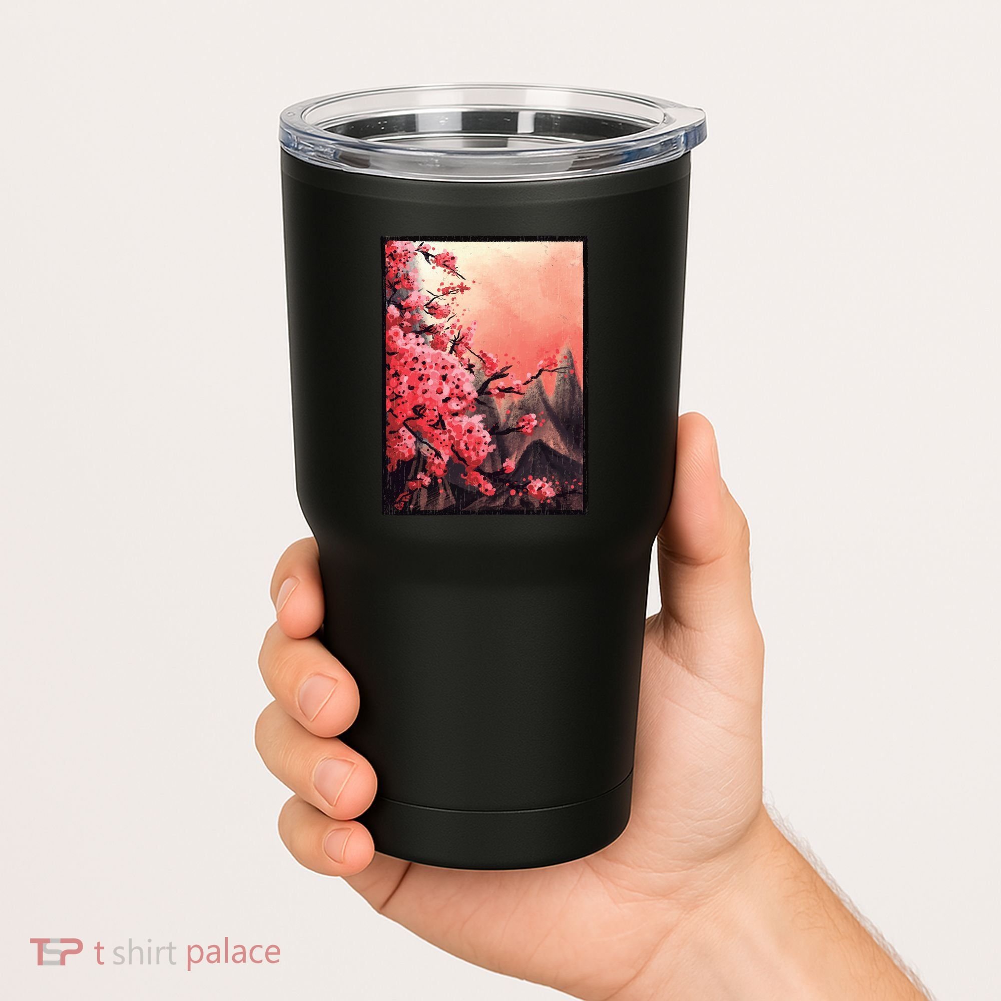 Cherry Blossom Painting Tumbler
