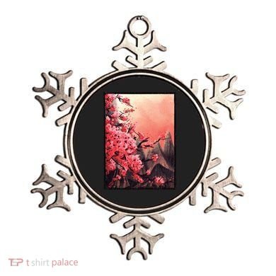 Cherry Blossom Painting Ornament