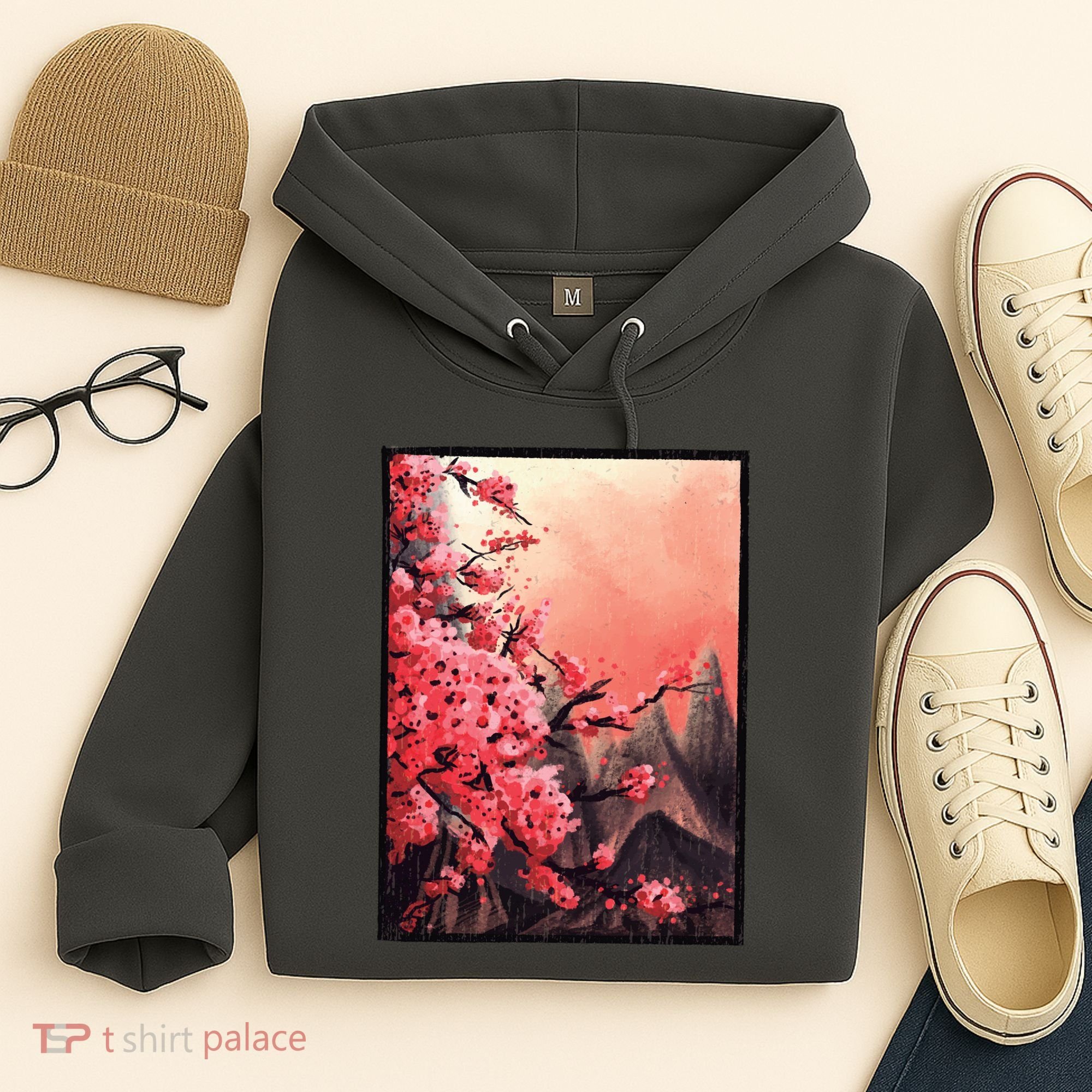 Cherry Blossom Painting Hoodie
