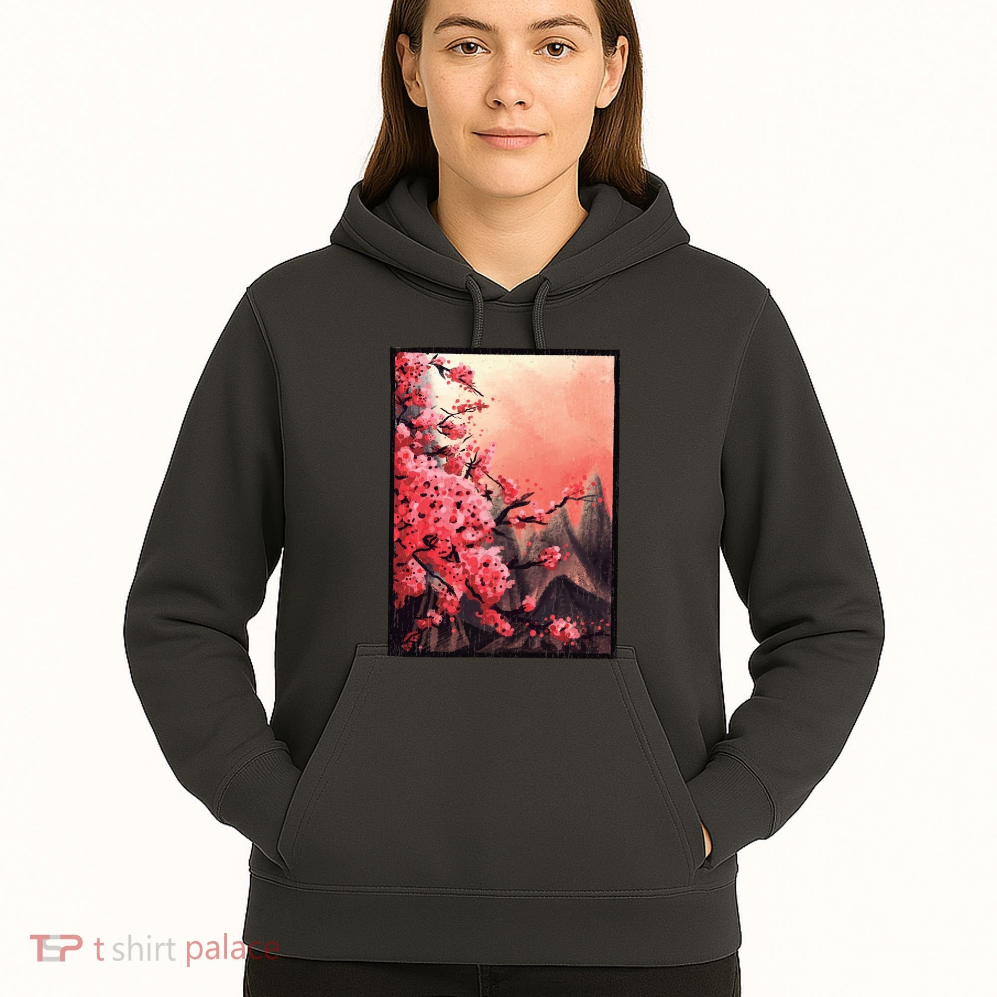 Cherry Blossom Painting Hoodie