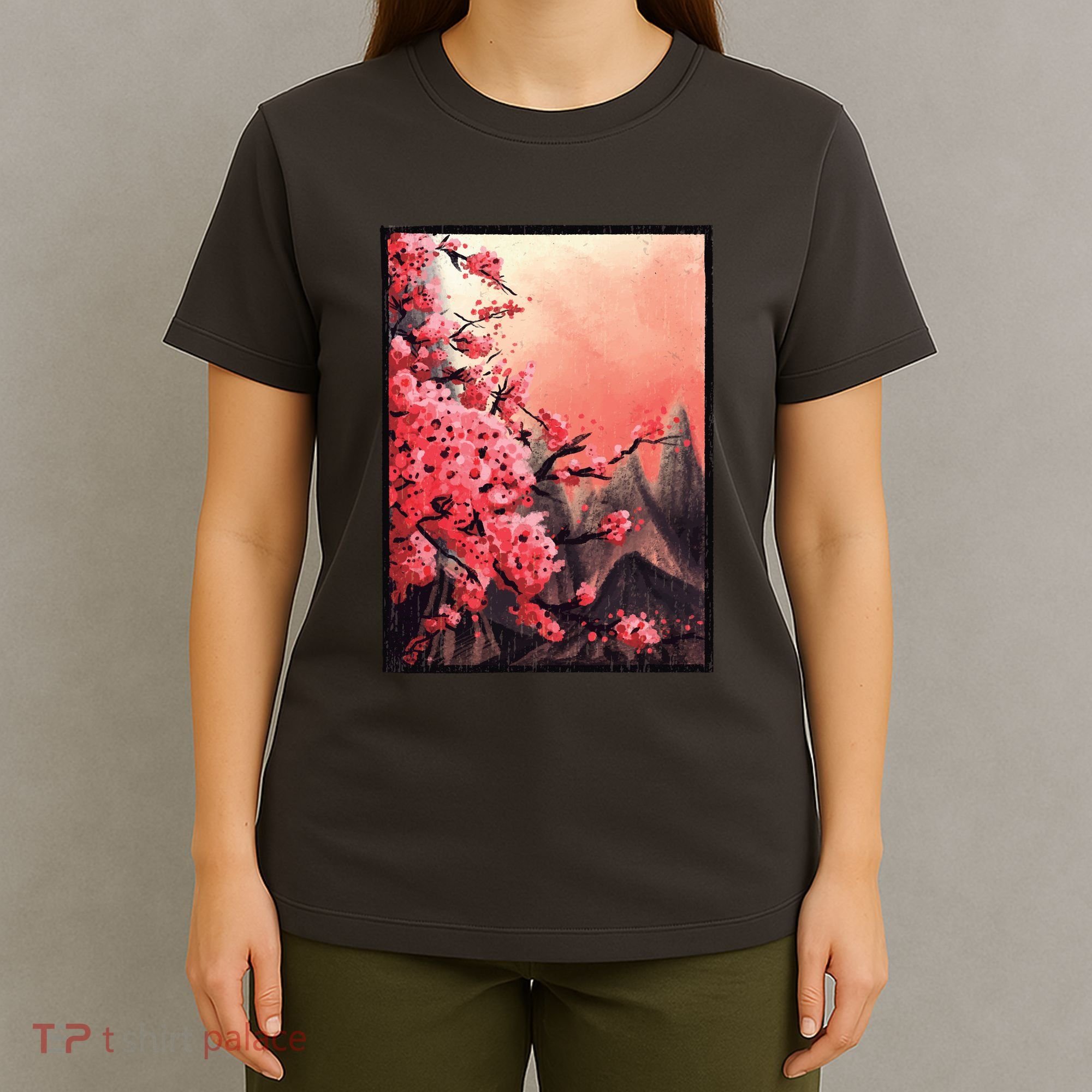 Cherry Blossom Painting T-Shirt
