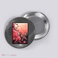 Cherry Blossom Painting Button thumb 0