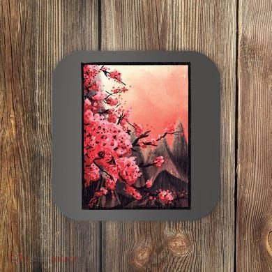 Cherry Blossom Painting Coaster
