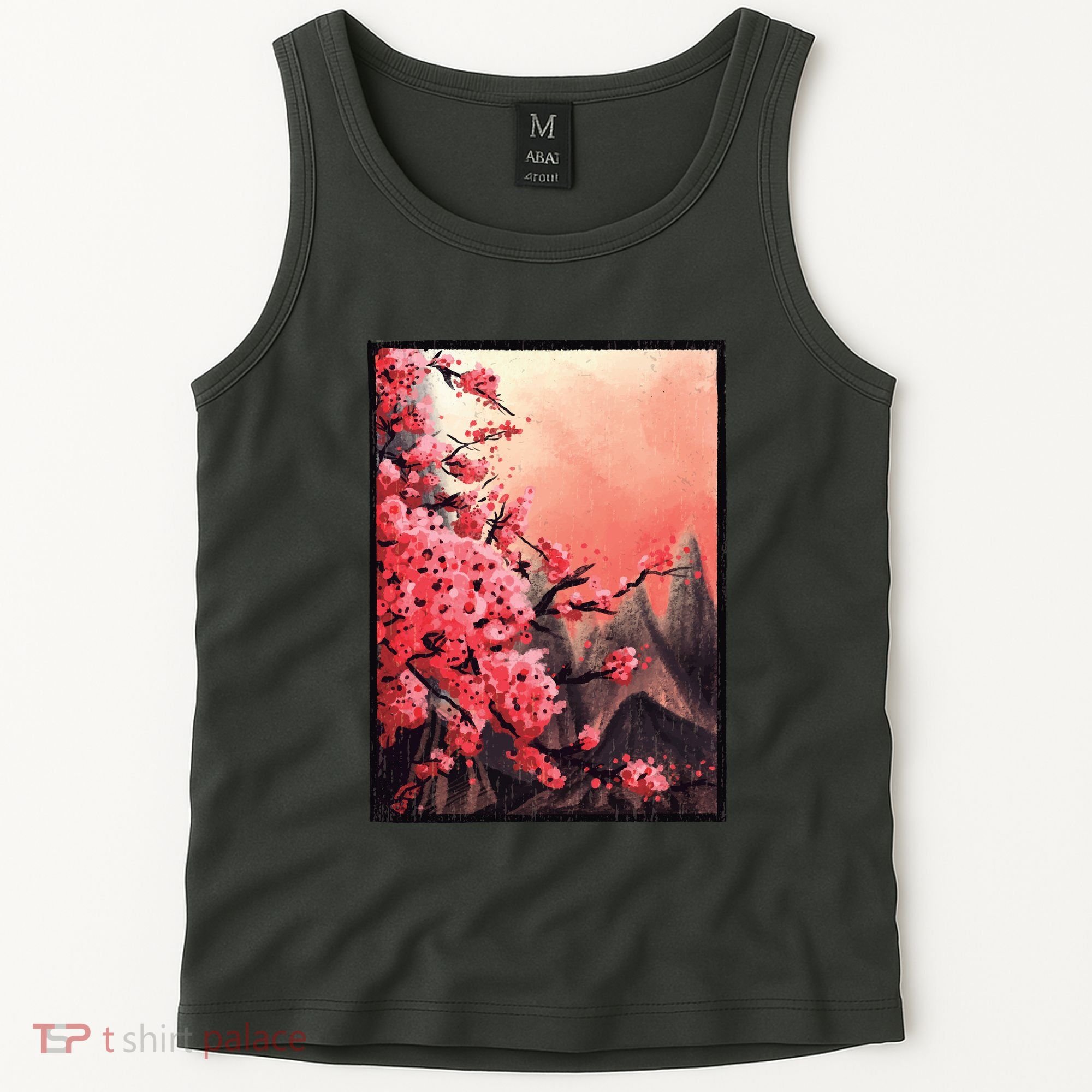 Cherry Blossom Painting Tank Top