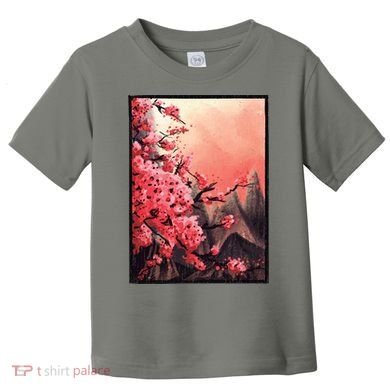 Cherry Blossom Painting Toddler T-Shirt