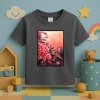 Cherry Blossom Painting Toddler T-Shirt thumb 3