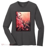 Cherry Blossom Painting Women's Long Sleeve Shirt thumb 0
