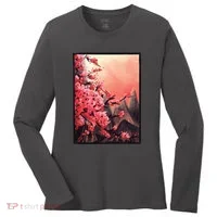Cherry Blossom Painting Women's Long Sleeve Shirt thumb 0