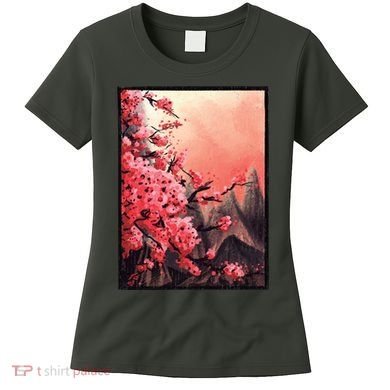 Cherry Blossom Painting Women's T-Shirt