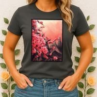 Cherry Blossom Painting Women's T-Shirt thumb 2