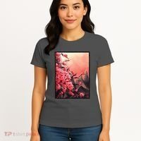 Cherry Blossom Painting Women's T-Shirt thumb 4