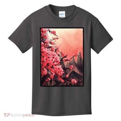 Cherry Blossom Painting Kids T-Shirt