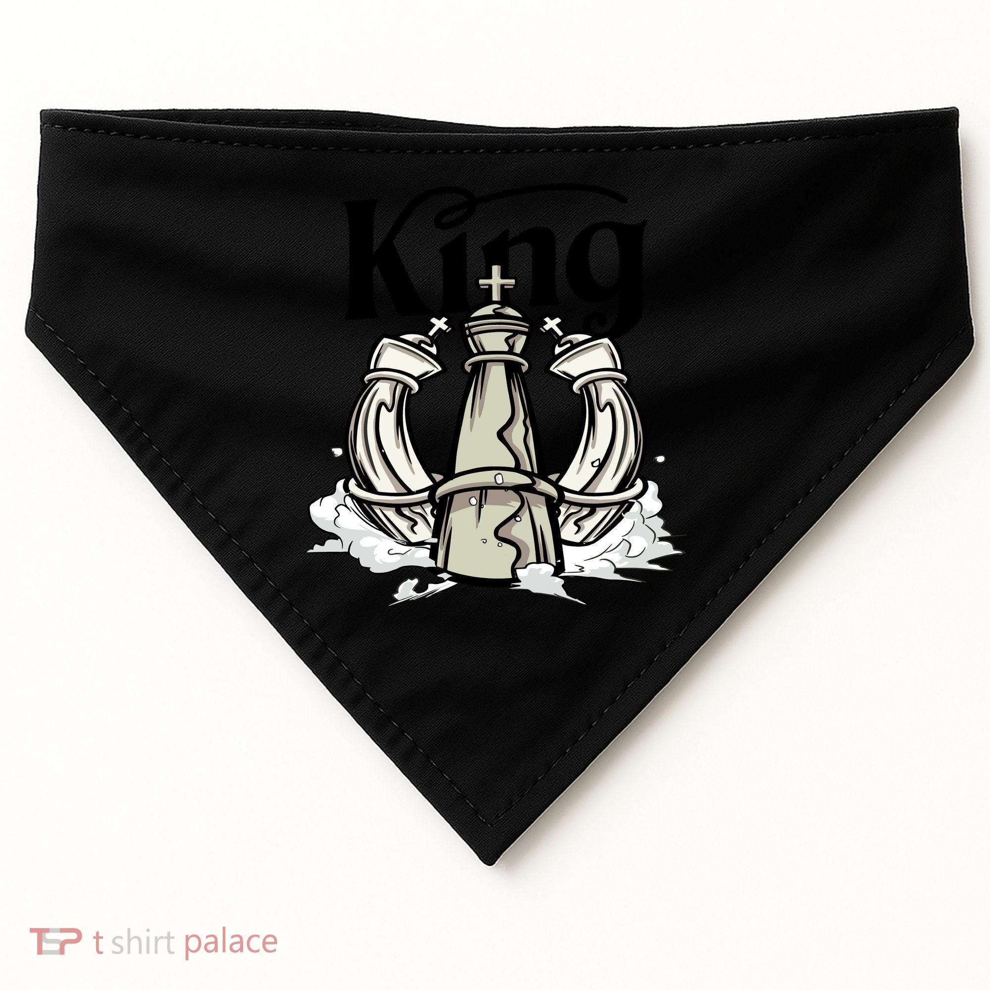 Chess King USA-Made Doggie Bandana