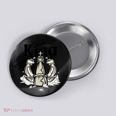Chess King Button