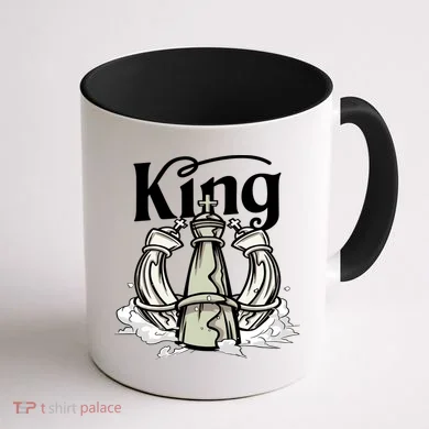 Chess King Coffee Mug back