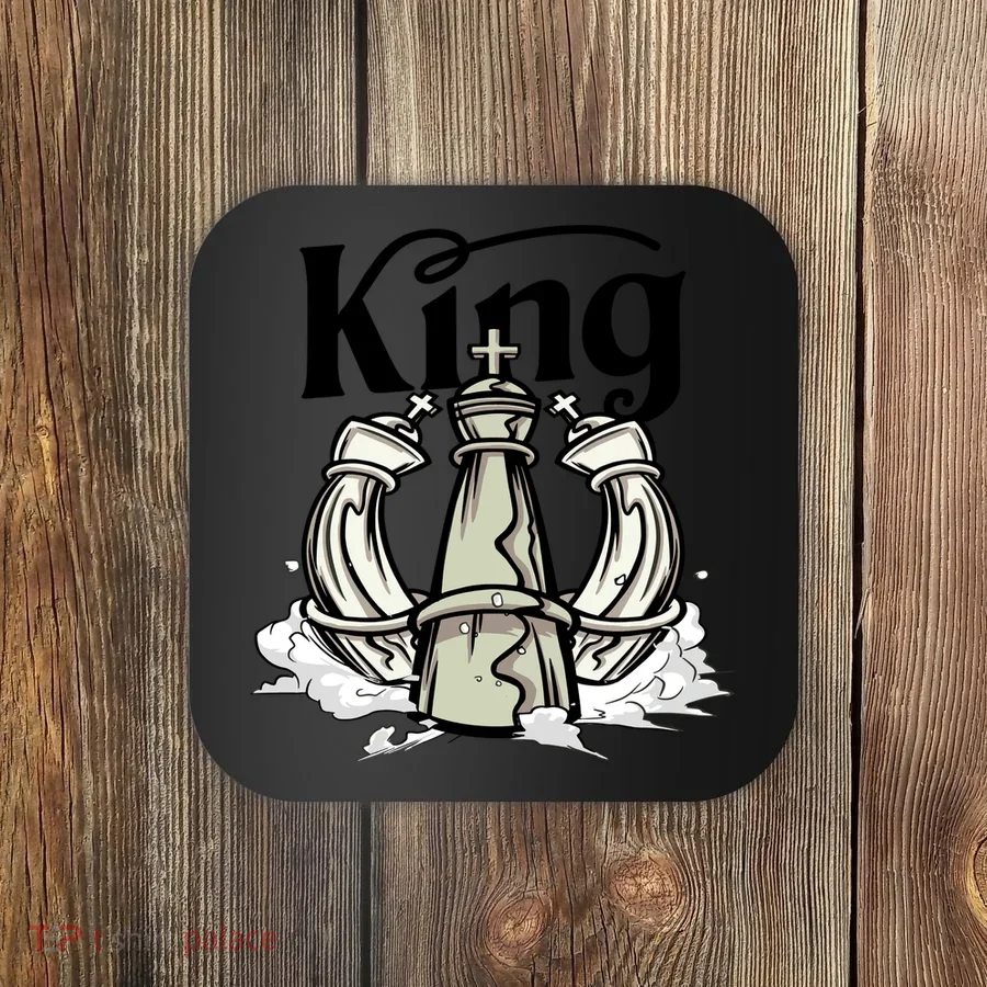 Chess King Coaster